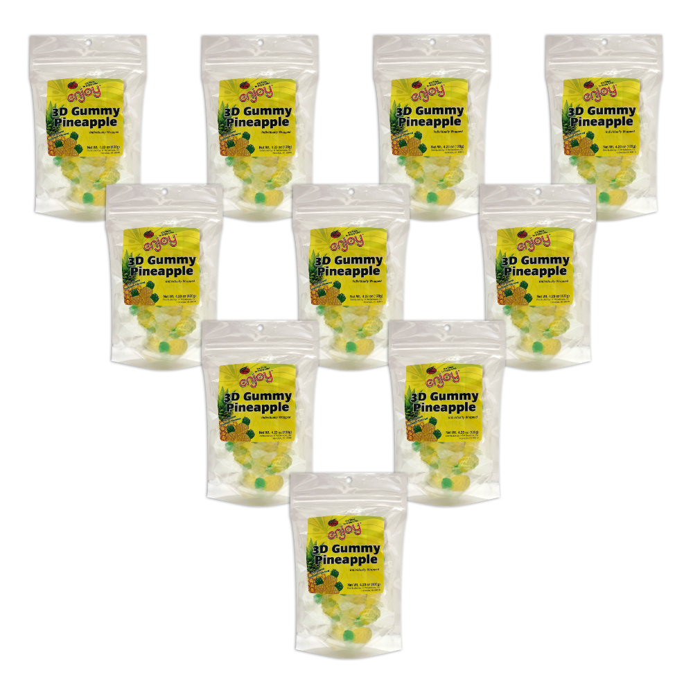 3D Gummy Pineapple (4.23oz) | Enjoy Snacks